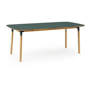 Normann Copenhagen - Form Rectangular Table 95x200cm | Green
