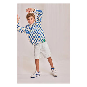 AO76 - Adamo Jean Shorts | White