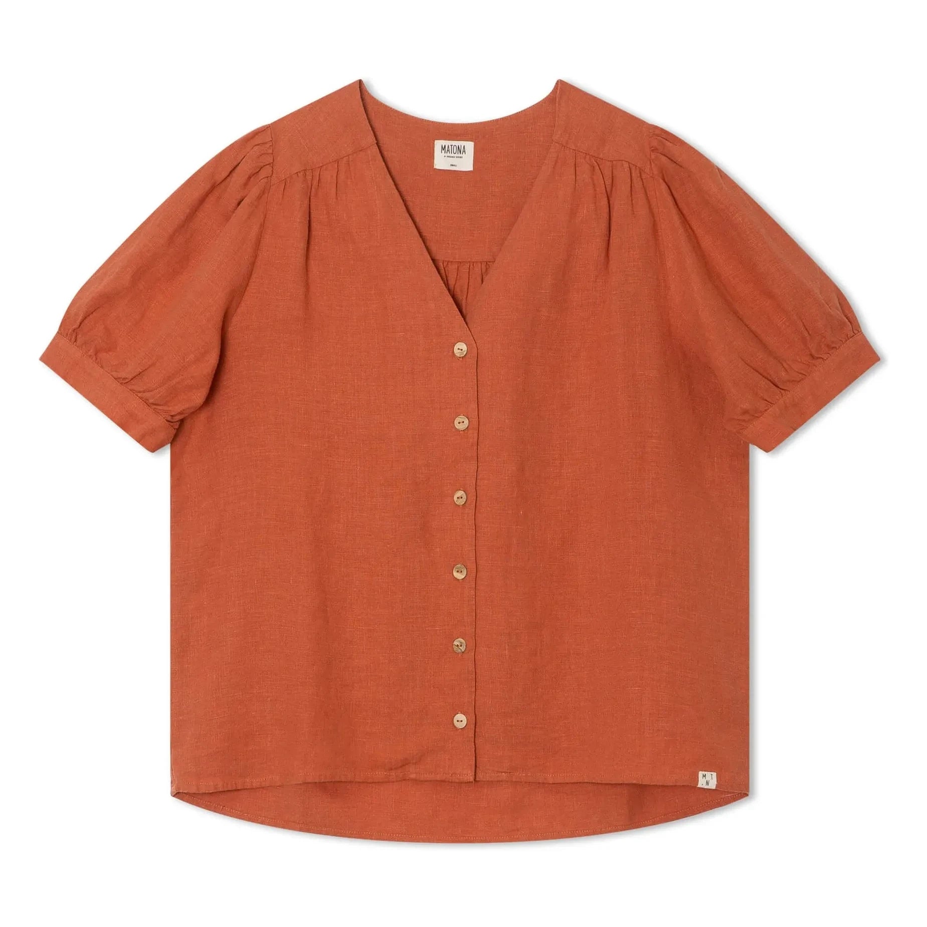Matona - Everyday Linen Blouse | Lilac