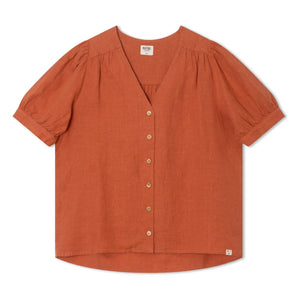 Matona - Everyday Linen Blouse | Lilac
