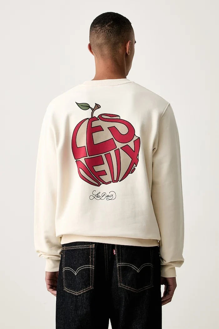Les Deux kapüşonlu erkek pamuklu sweatshirt Orchard