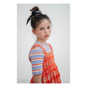 Repose AMS - Carreaux Smocked Dress | Coral