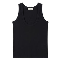 Smallable Woman - Perla Ribbed Tank Top | Black