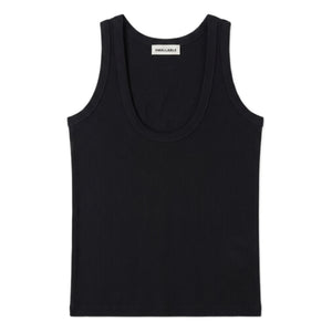 Smallable Woman - Perla Ribbed Tank Top | Black