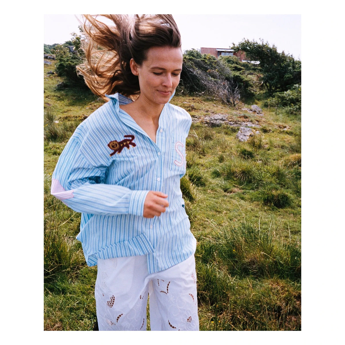 SISSEL EDELBO - Pil Striped Shirt | Green