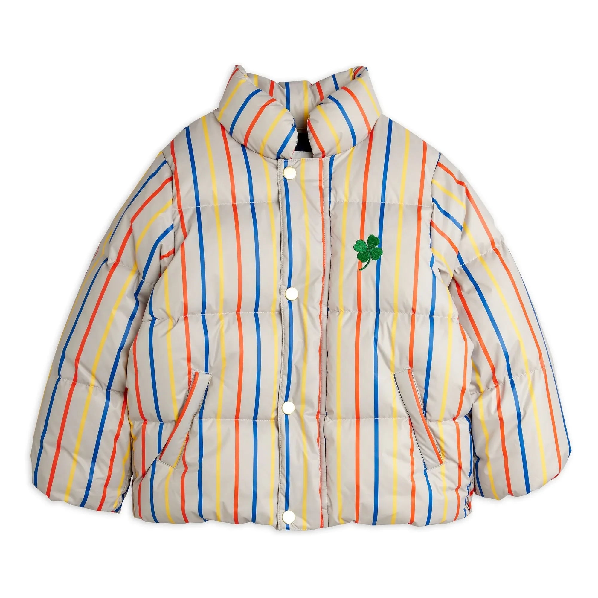 Mini Rodini - Clover Filled Coat | Ecru