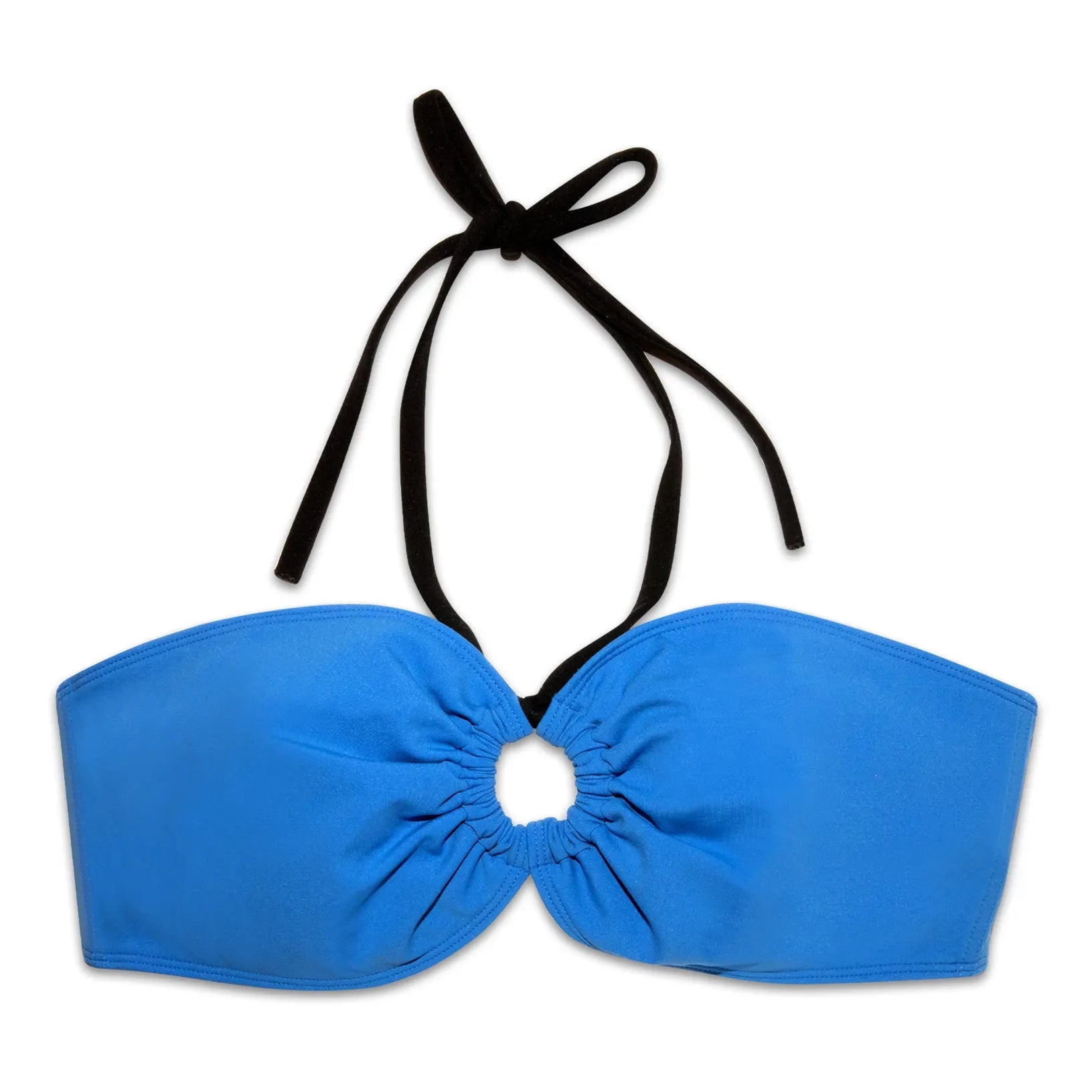 Miska Paris - Two-Tone Bandeau Bikini Top | Royal Blue
