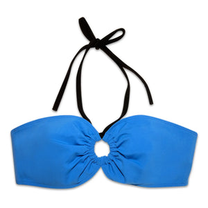 Miska Paris - Two-Tone Bandeau Bikini Top | Royal Blue