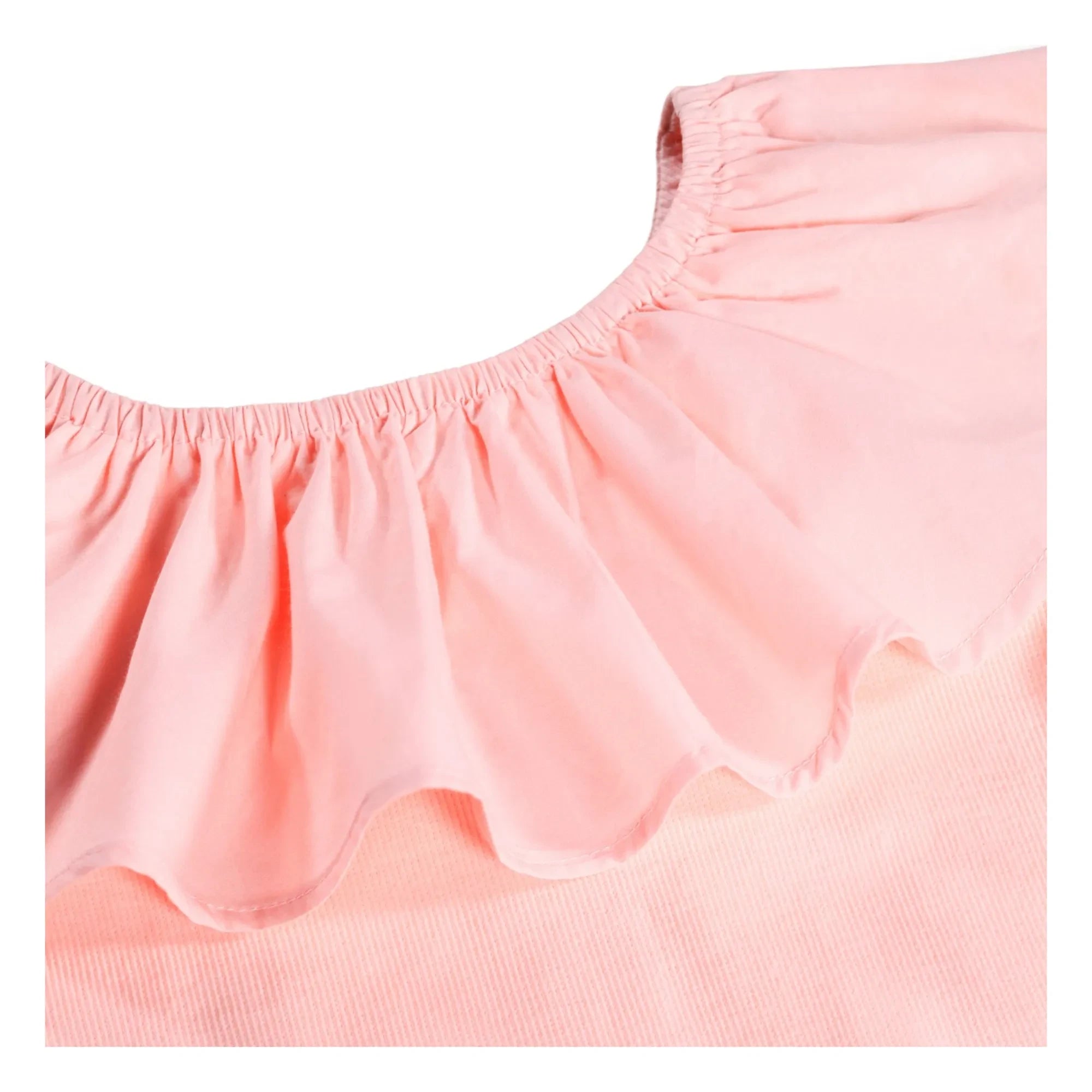 Molo - Reca Organic Cotton Ruffled Top | Peach