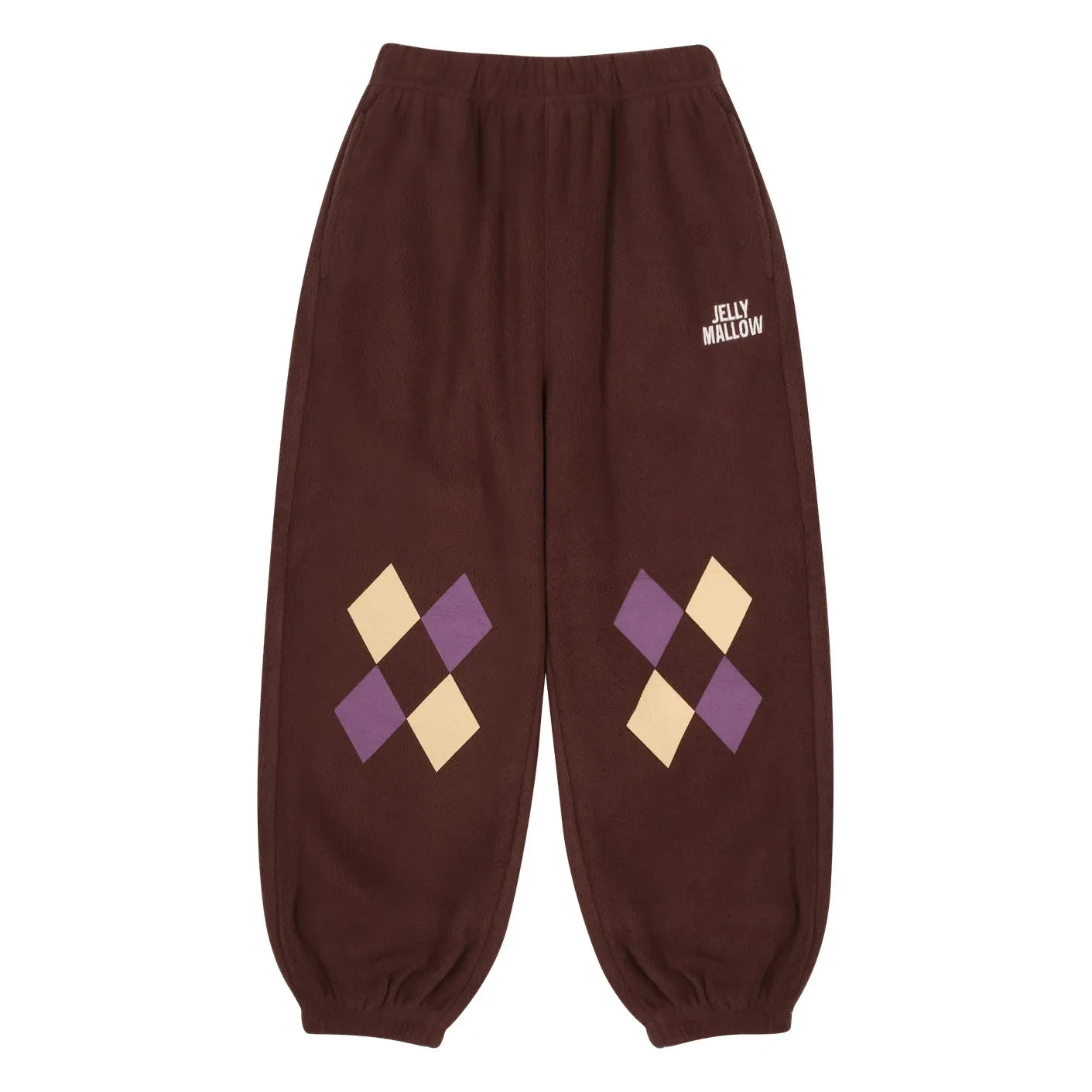 Jelly Mallow - Losanges Jogger | Brown