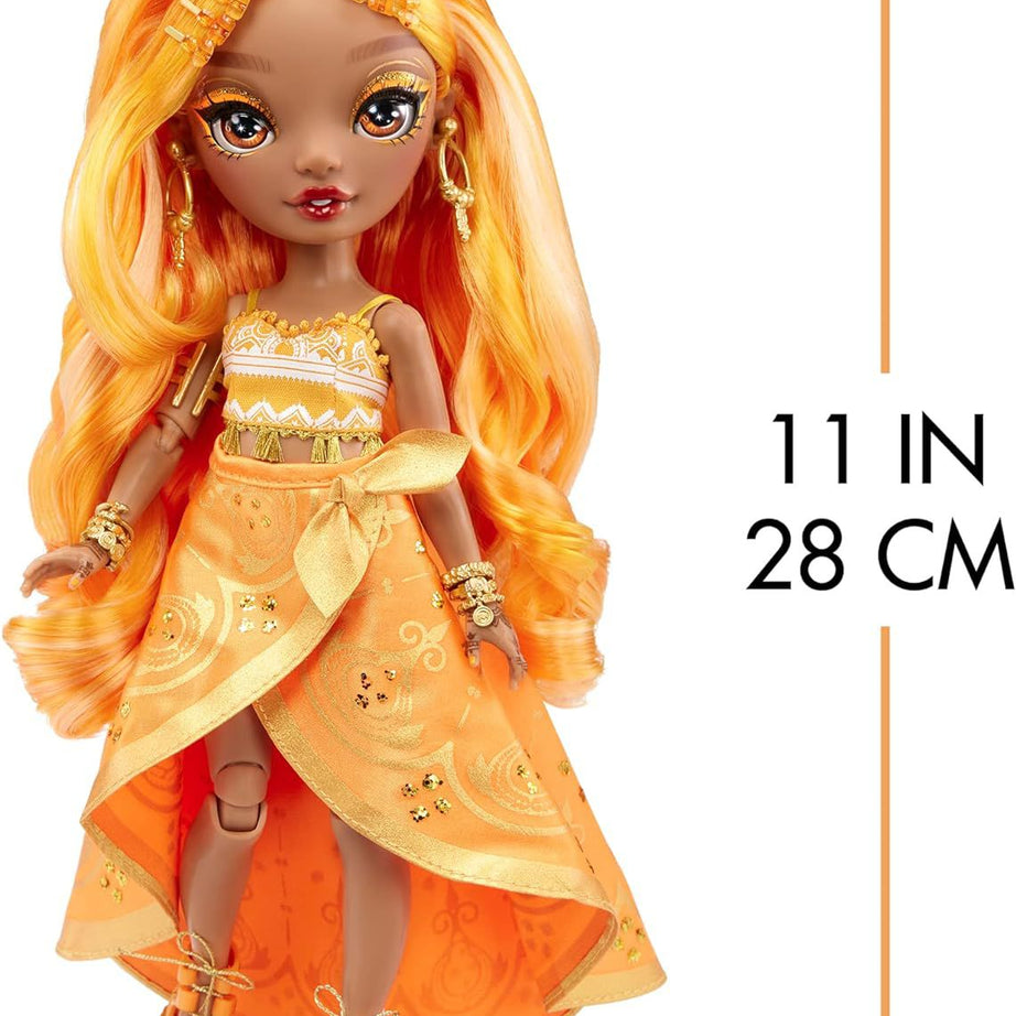 Rainbow High - Meena Fleur Oyuncak Bebek Seti-Dinossi