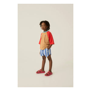 The Campamento - Çizgili şort | Mavi