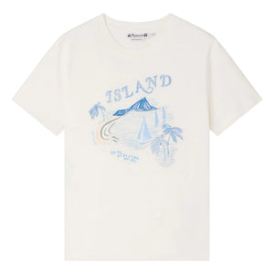 Bonpoint - Thibald organik pamuklu T-shirt | Ecru