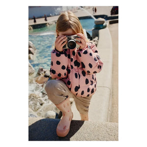 Liewood - Adelina Leopard Print Puffer Jacket Made From Recycled Fibers | Light Pink