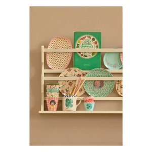 Rice - Rectangular Melamine Plate Firs | Cream