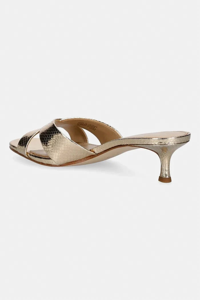 MICHAEL Michael Kors Cassidy Kitten Sandal Deri Terlik