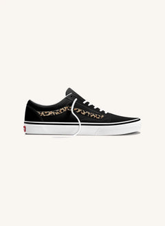 Vans - Old Skool Leopard Lace-Up Sneakers | Black