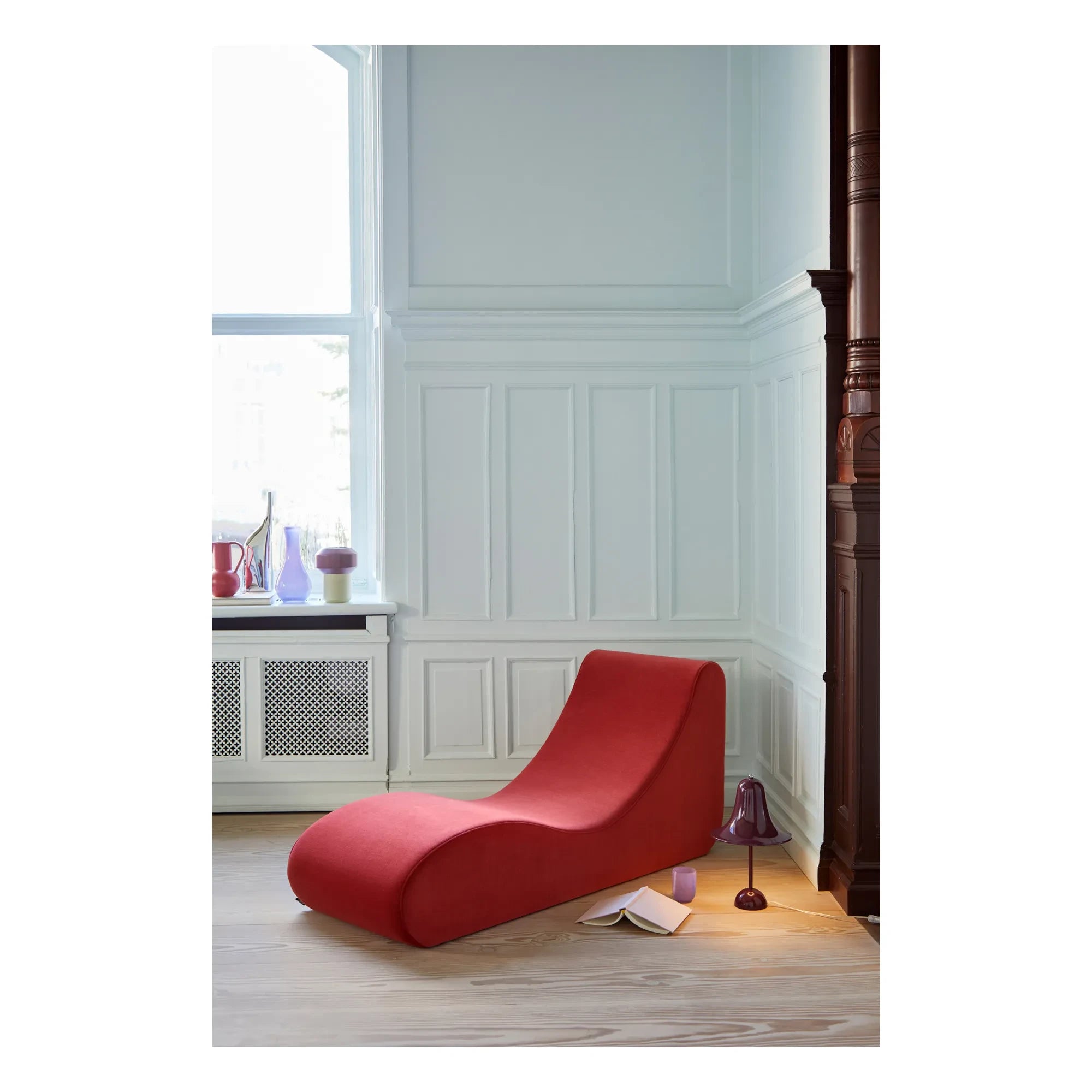 Verpan - Welle 4 Lounge Chair | Red