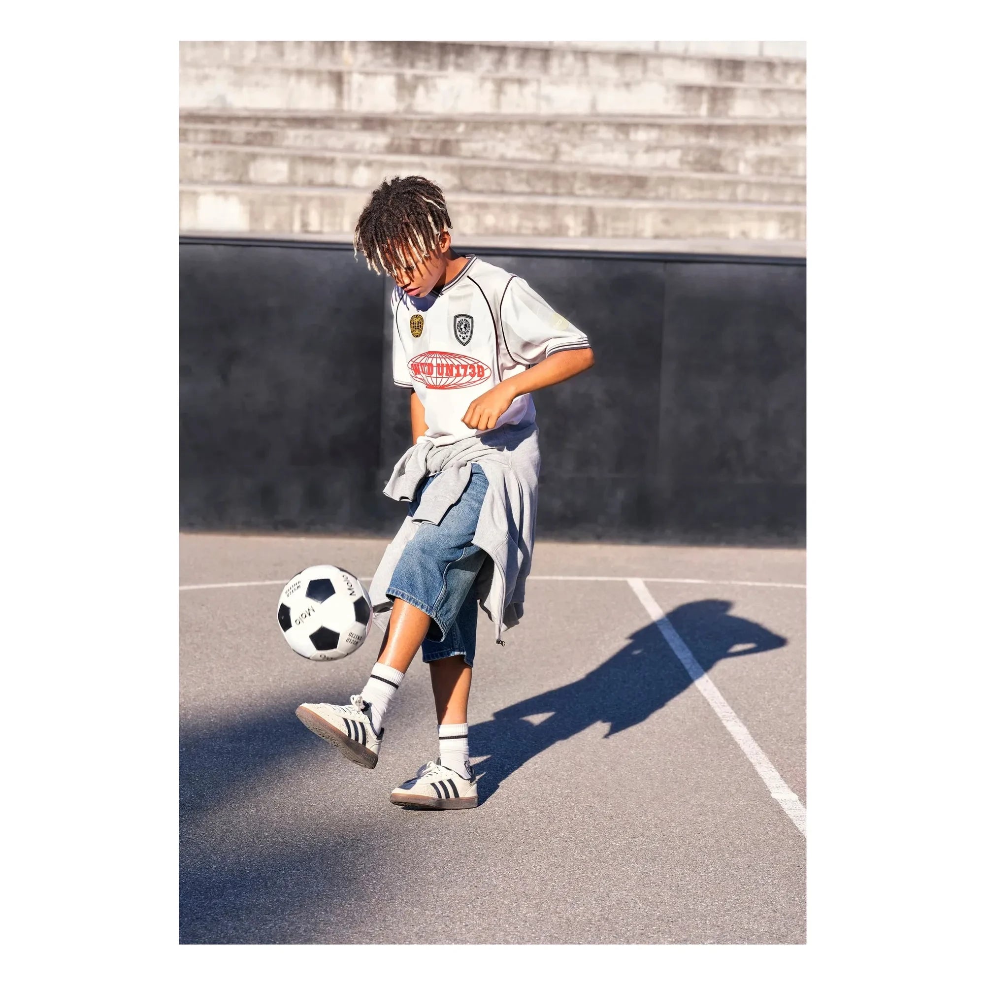 Molo - Alphie Denim Organik Pamuk Bermuda Şort | Mavi