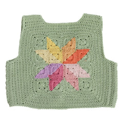 Kalinka - Sleeveless Sahara Knit Vest | Green