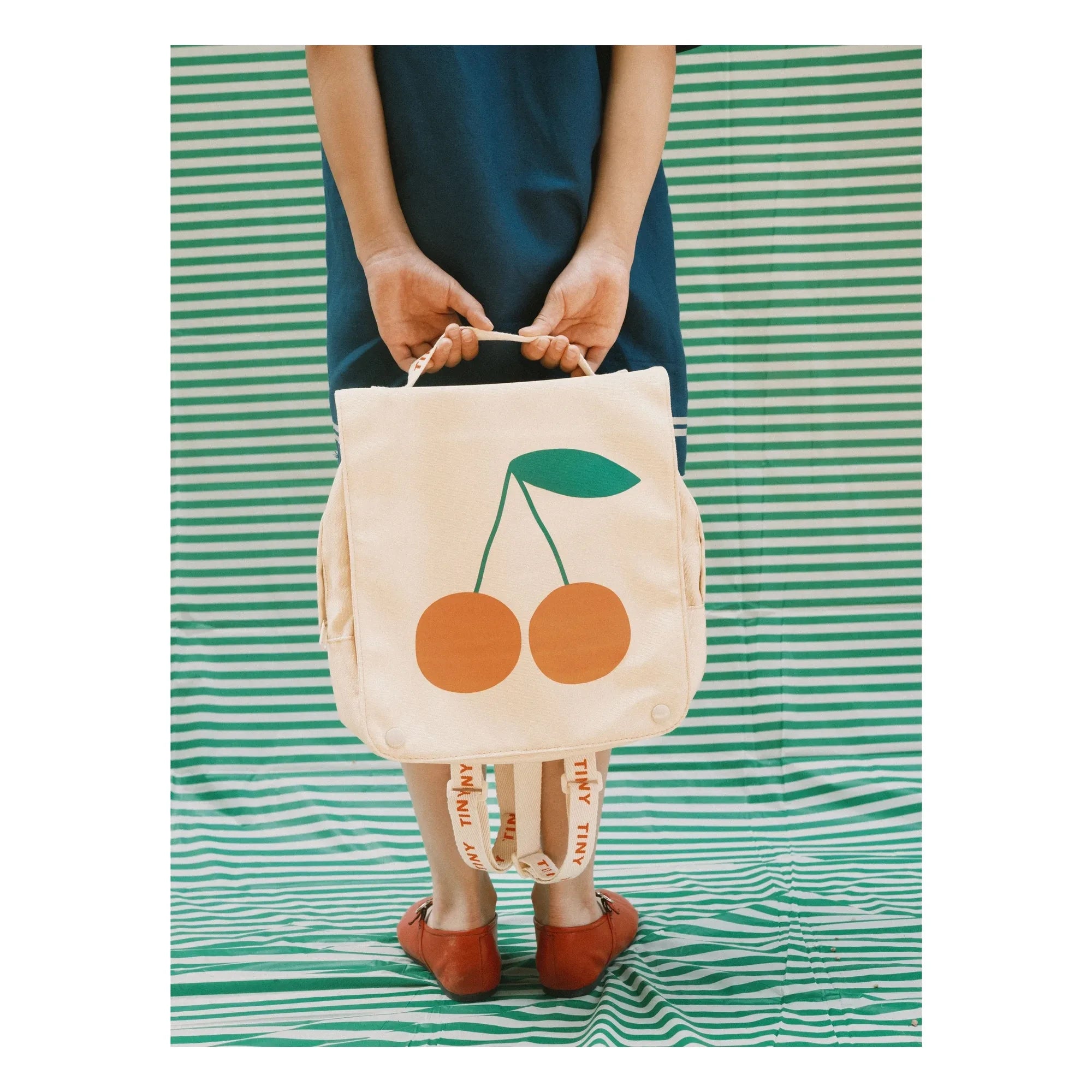 Tinycottons - Cerises Backpack | Yellow