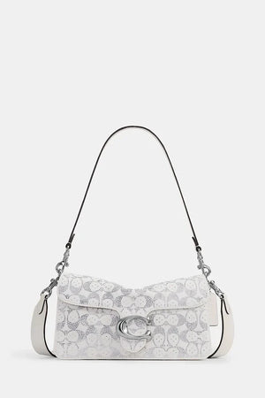 Coach denim kadın çapraz çanta Soft Crystal Denim Tabby Shoulder Bag 26