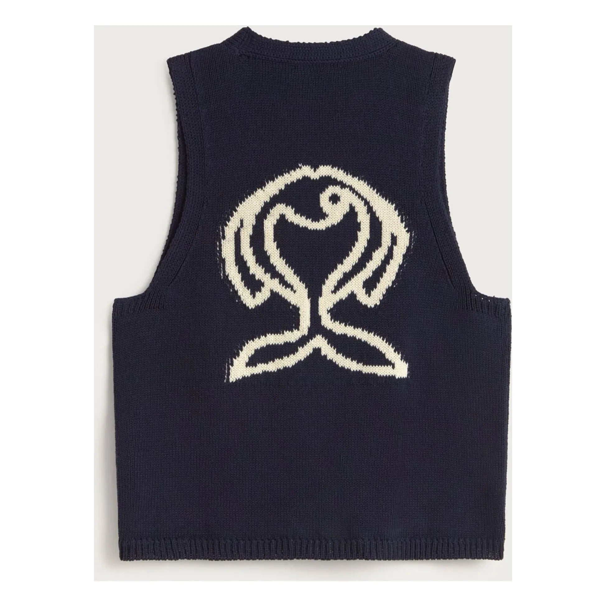 Thinking Mu - Rob Fish Organic Cotton Jacket | Navy Blue
