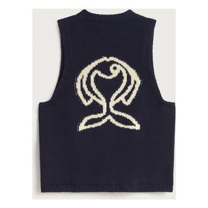 Thinking Mu - Rob Fish Organic Cotton Jacket | Navy Blue