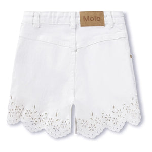 Molo - Adalyn Denim Shorts | White