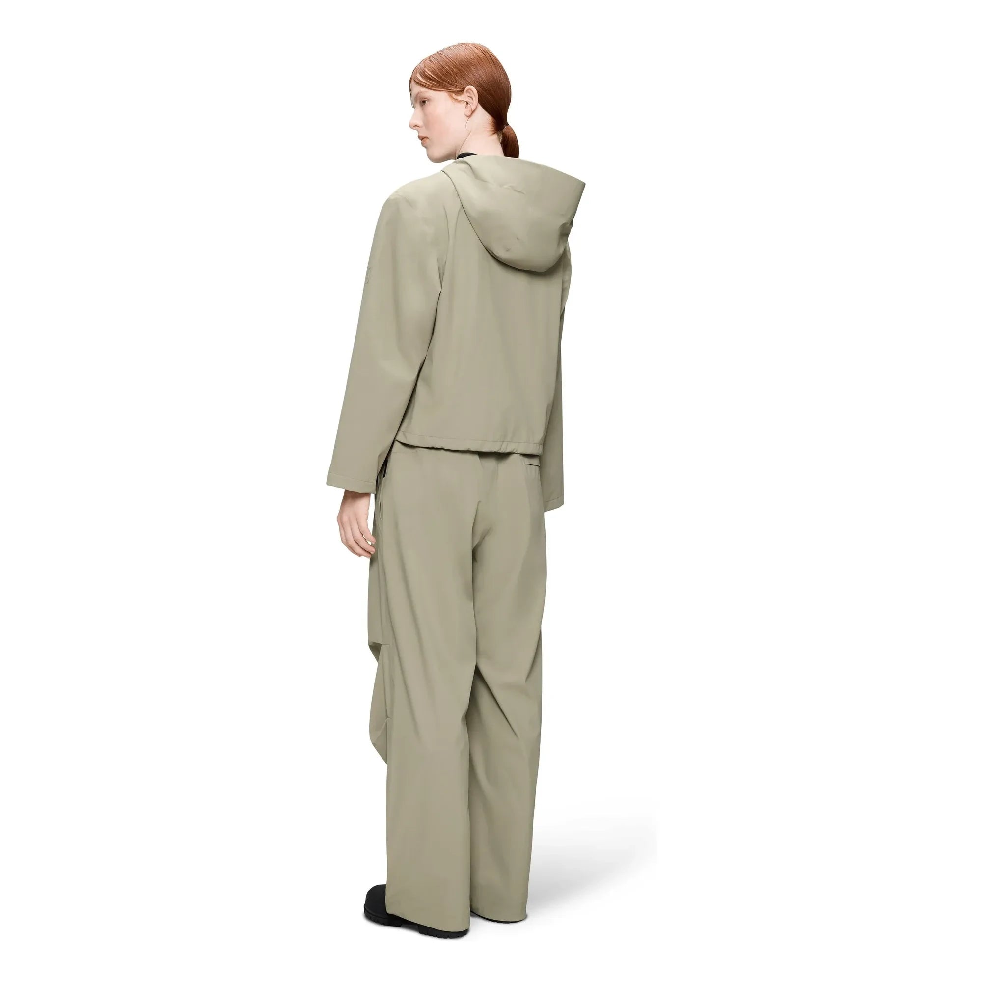 Rains - Suva Hardshell Short Drawstring Jacket W3 | Beige