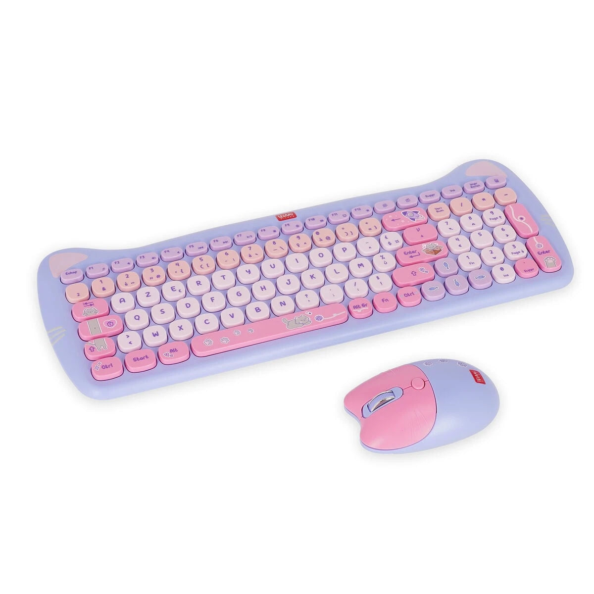 Legami - Wireless Mouse and Keyboard Set - Meow