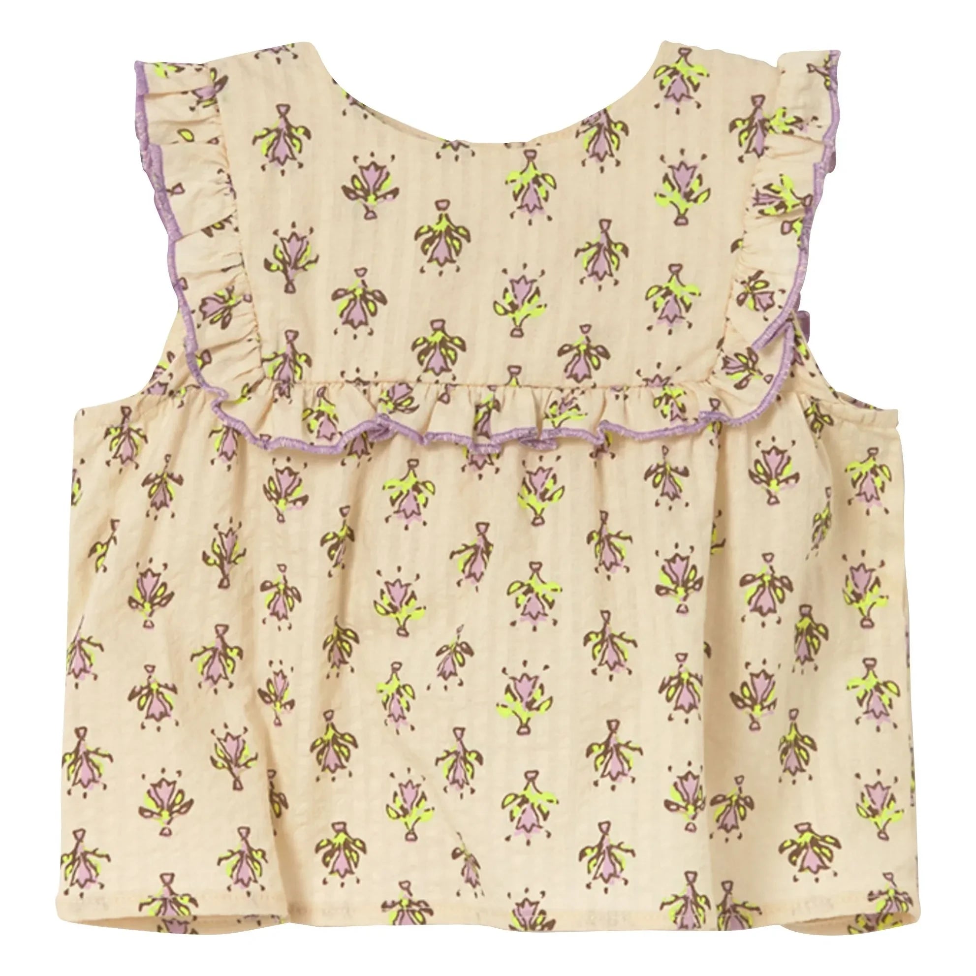 Cozmo - Ari Fleuri Organic Cotton Top | Lavender