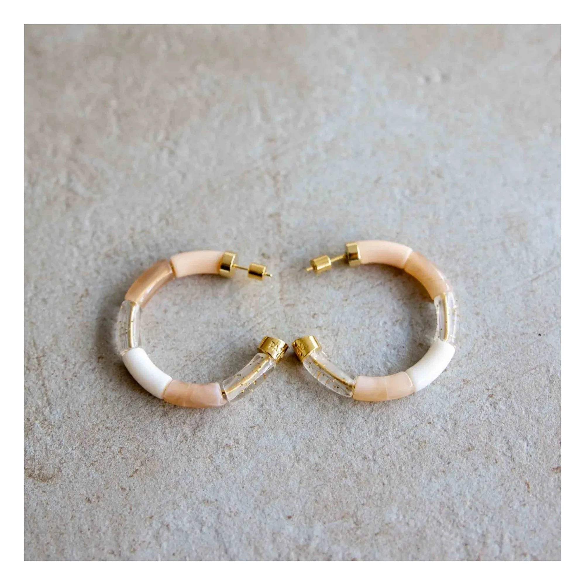 Parabaya - Personalized Bola Earrings | Amber