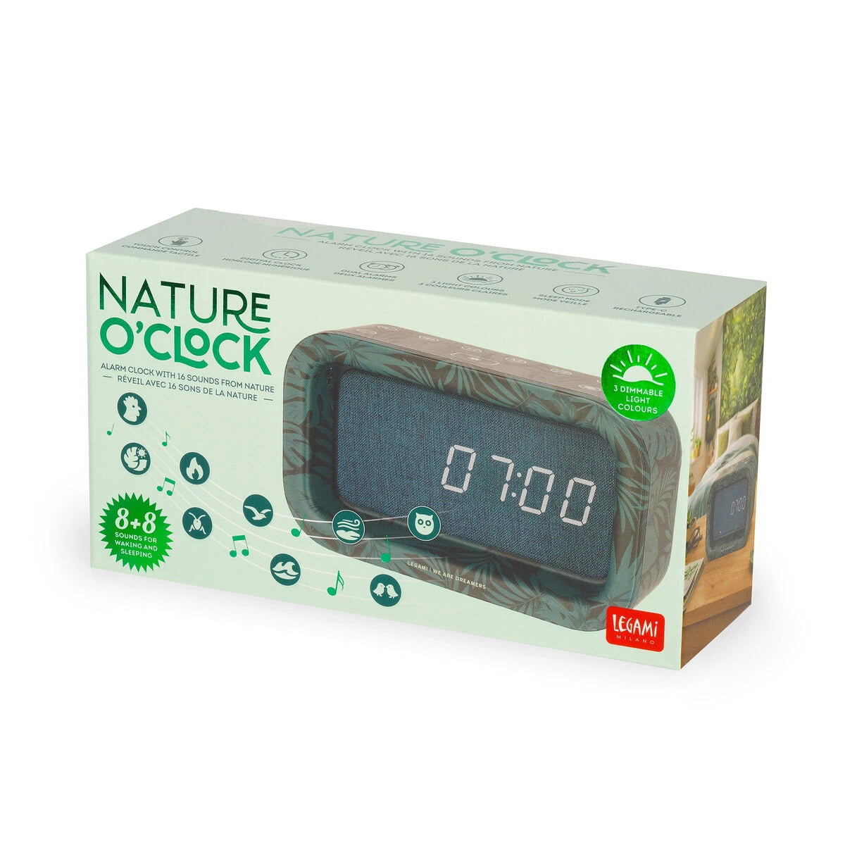 Legami - Sounds--nature alarm clock