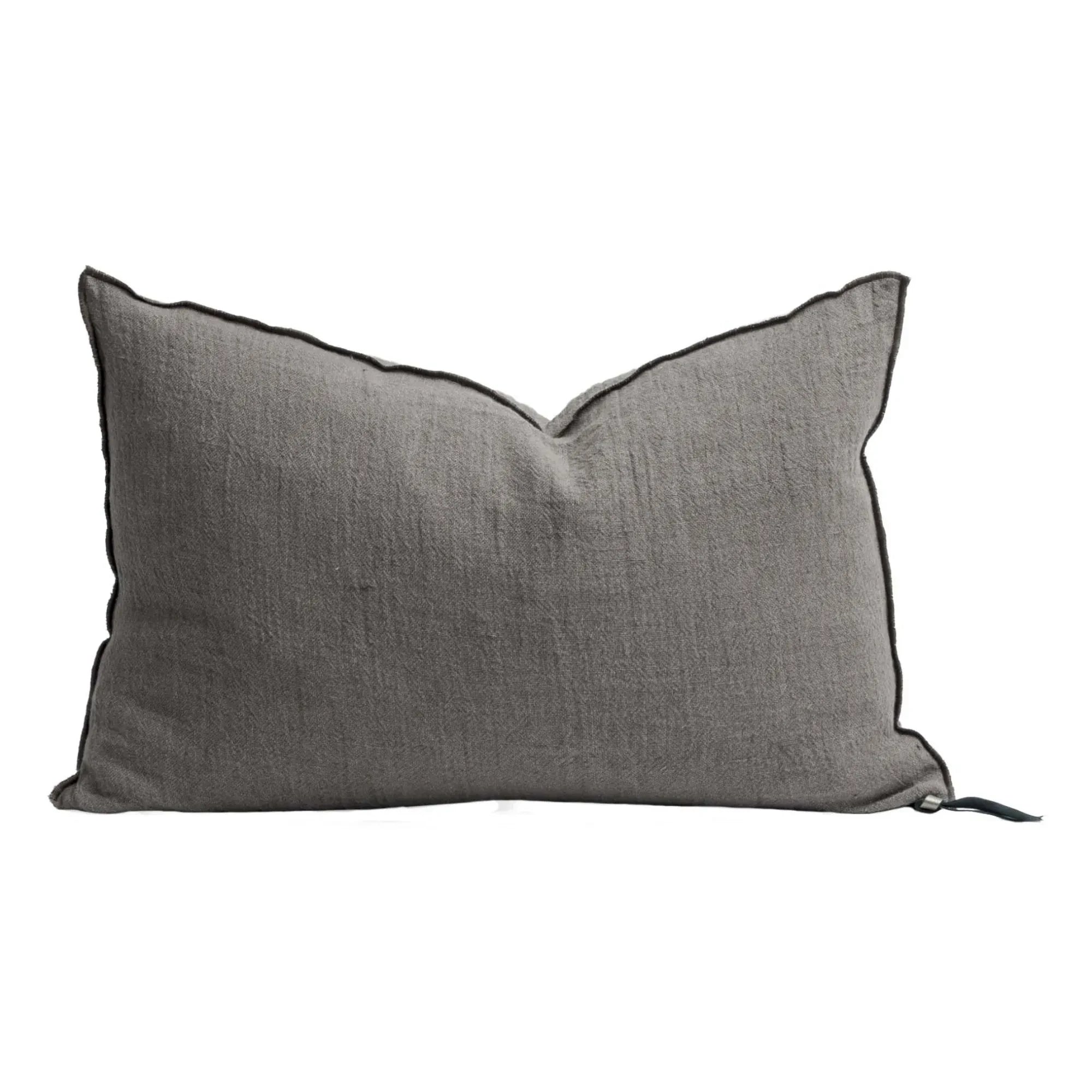 Maison de Vacances - Vice Versa Washed Linen Crepe Pillow | Bark