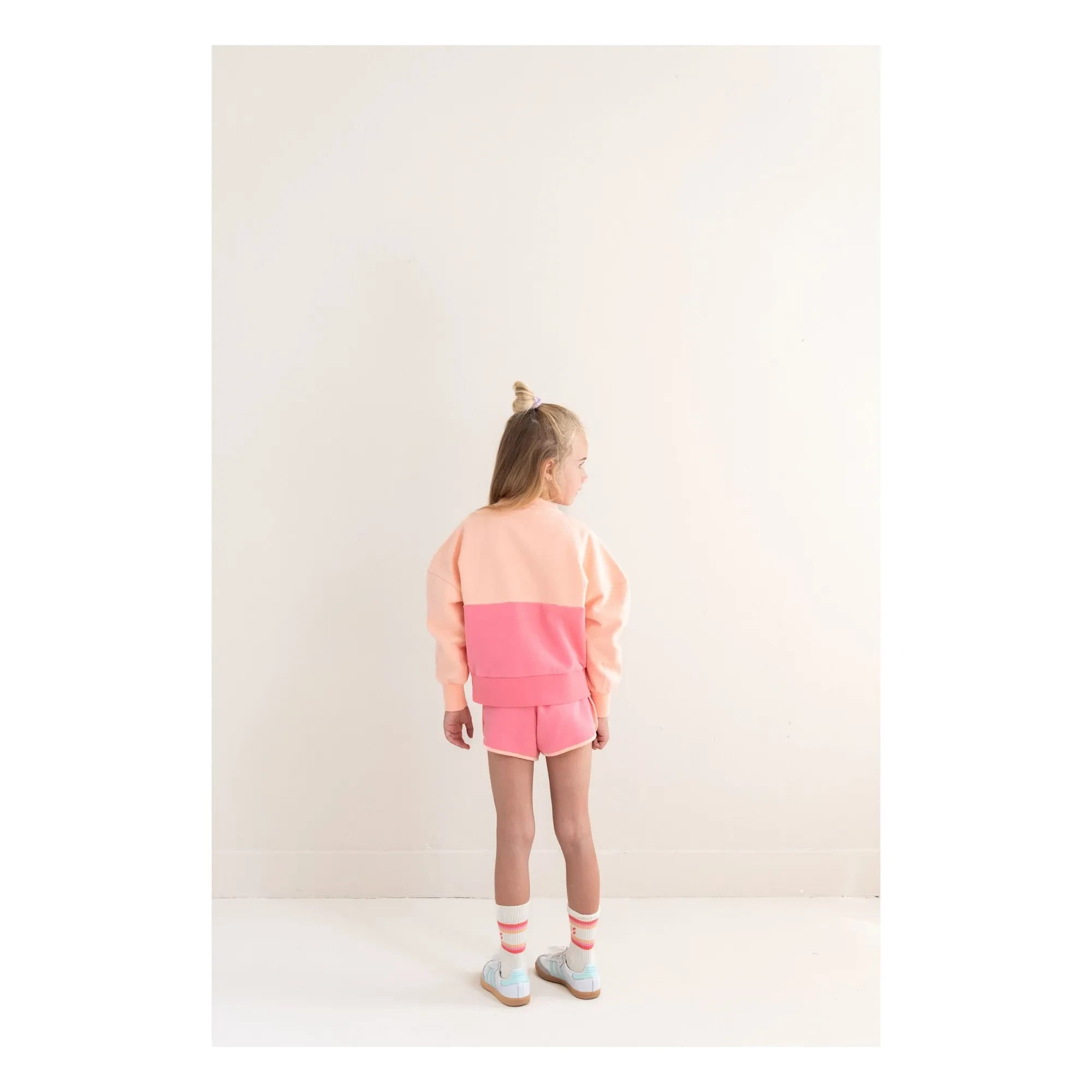 Jenest - Colour-Blocked organic cotton sweatshirt | Pink