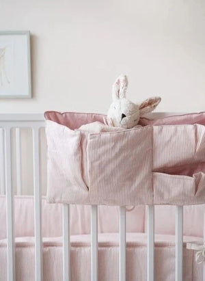 Cam Cam - Classic Striped Crib Bedding Set | Pink