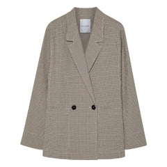 Pomandère - Checked Cotton Jacket | Cream