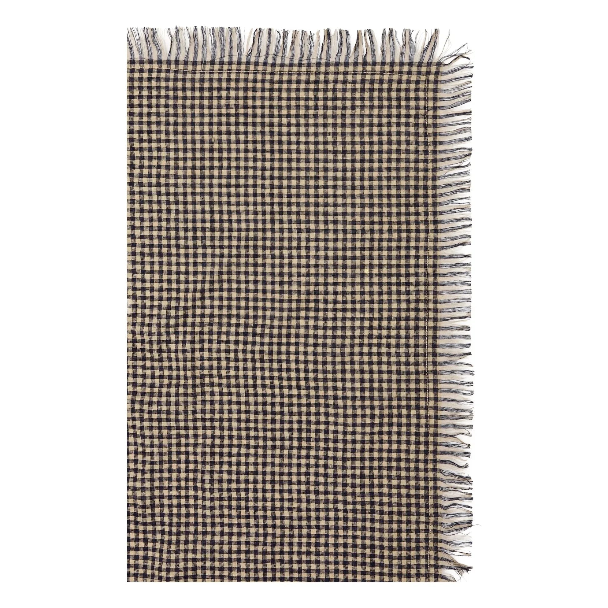 Apaches - Fayara Checkered Scarf | Black