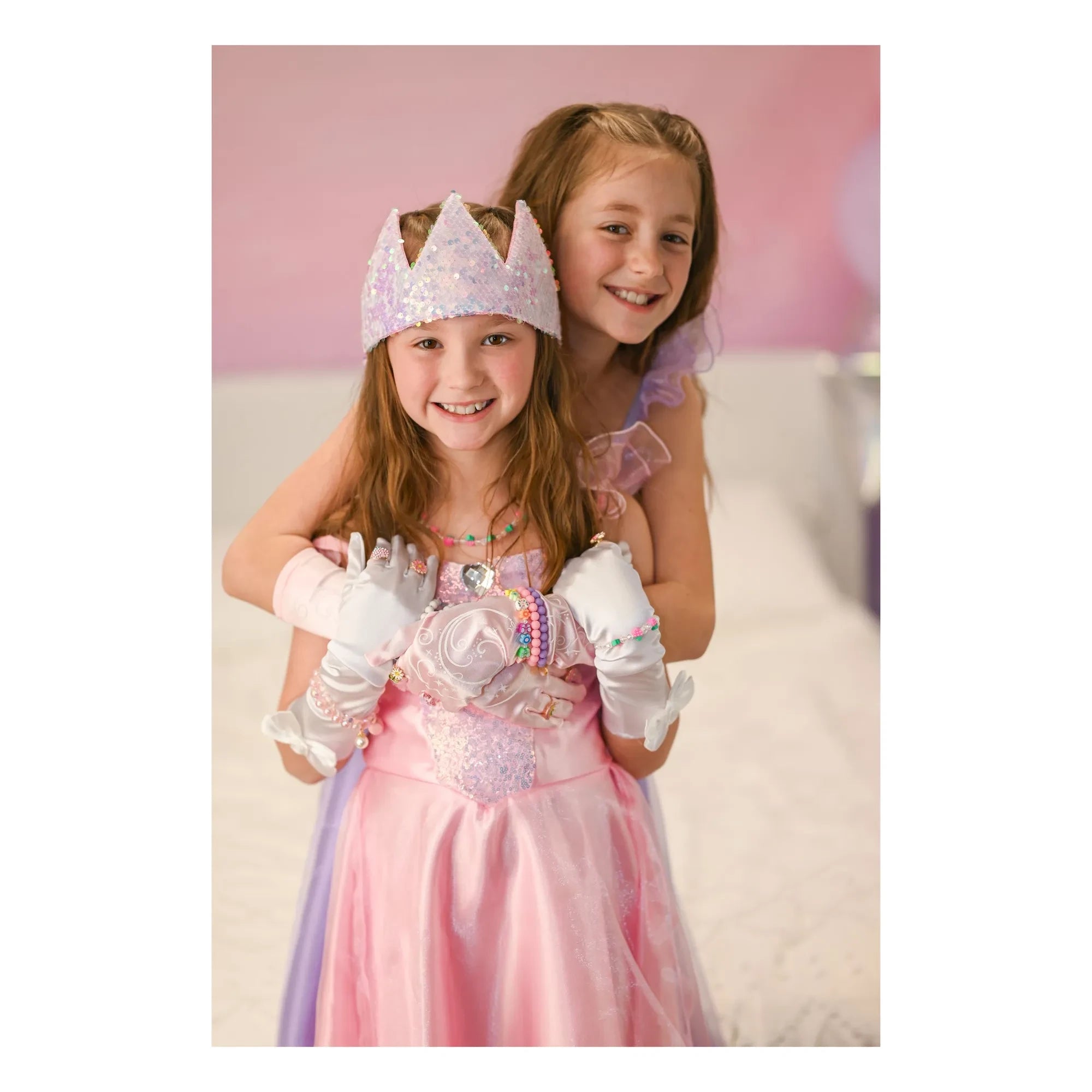 Great Pretenders - Glitter Tiara | Light Pink