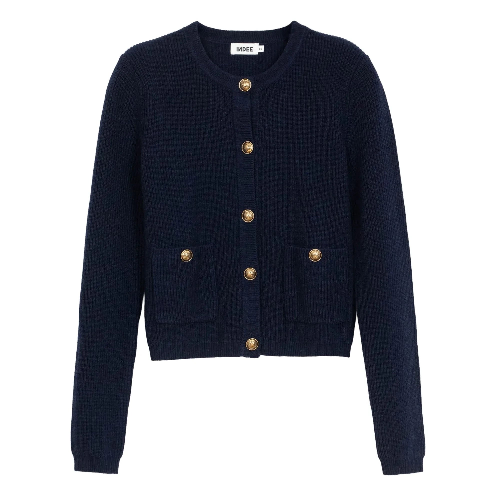 Indee - Tours Cardigan | Navy Blue