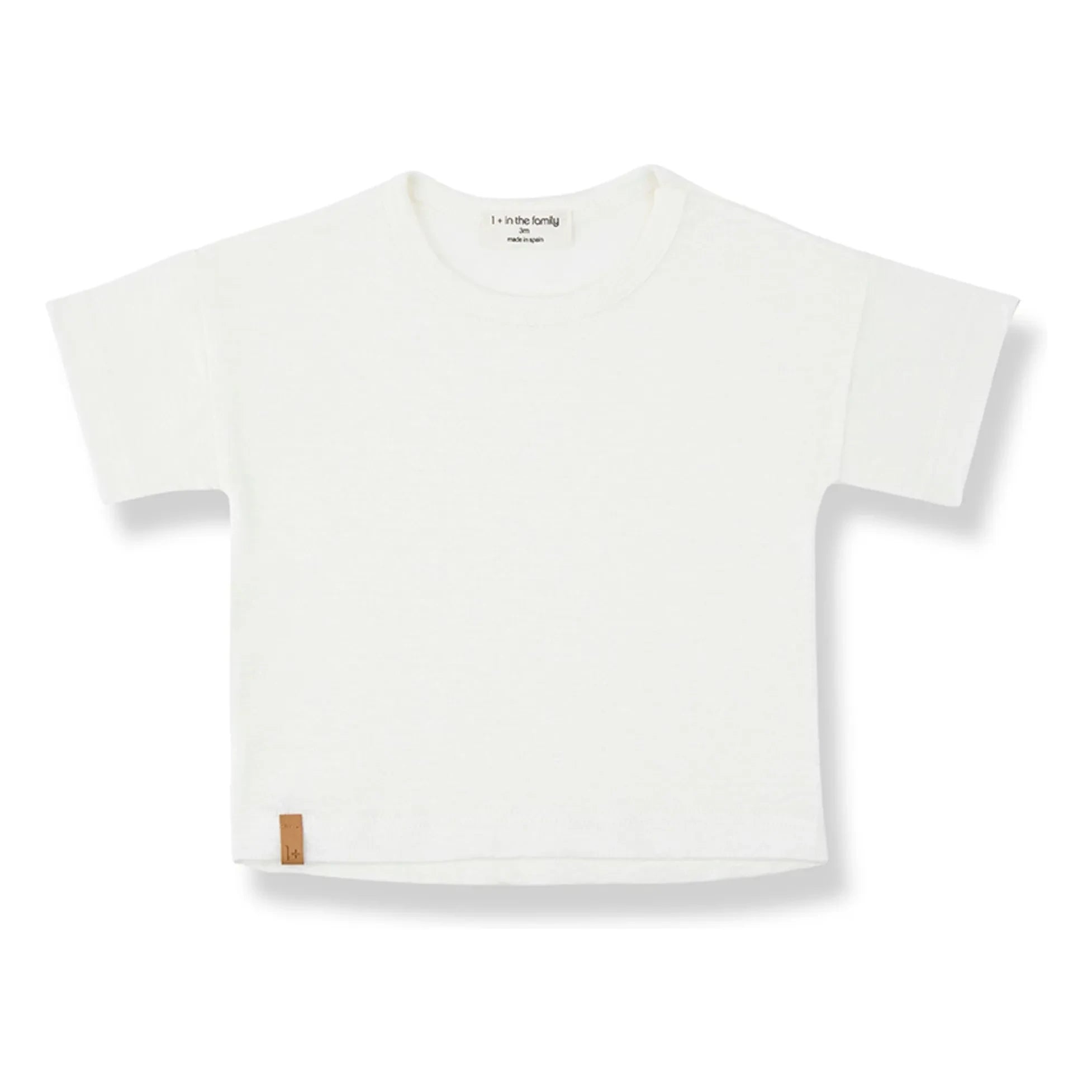 1+ in the Family - Ermadas Linen T-Shirt | White