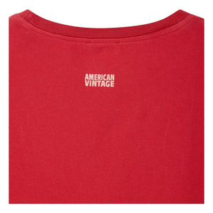 American Vintage - Pymaz Cotton T-Shirt | Poppy