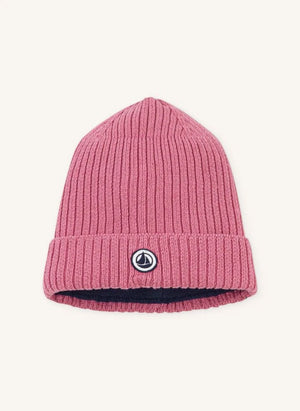 Petit Bateau - Organik pamuklu astarlı şapka | Toz Pembe