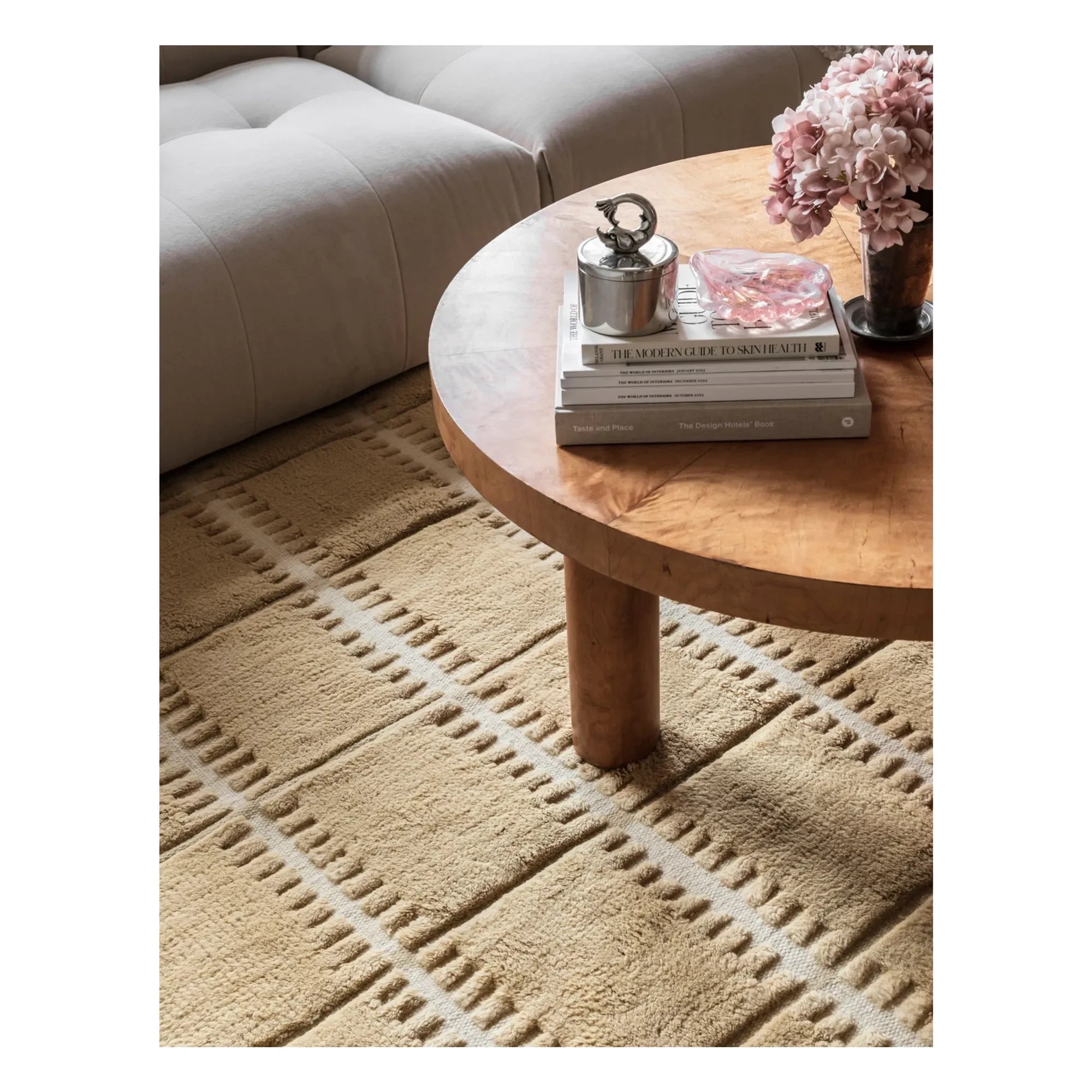 Layered - Wool Rug Lilly | Mustard