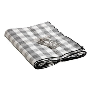 Holiday Home - Kayrak Vichy Rectangular Tablecloth | Vichy Ardoise