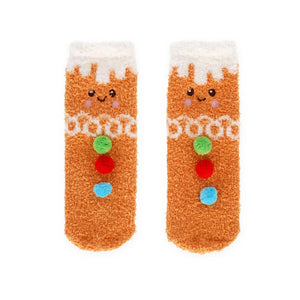 Legami - Gingerbread Non-Slip Kids Socks - A Perfect Match!