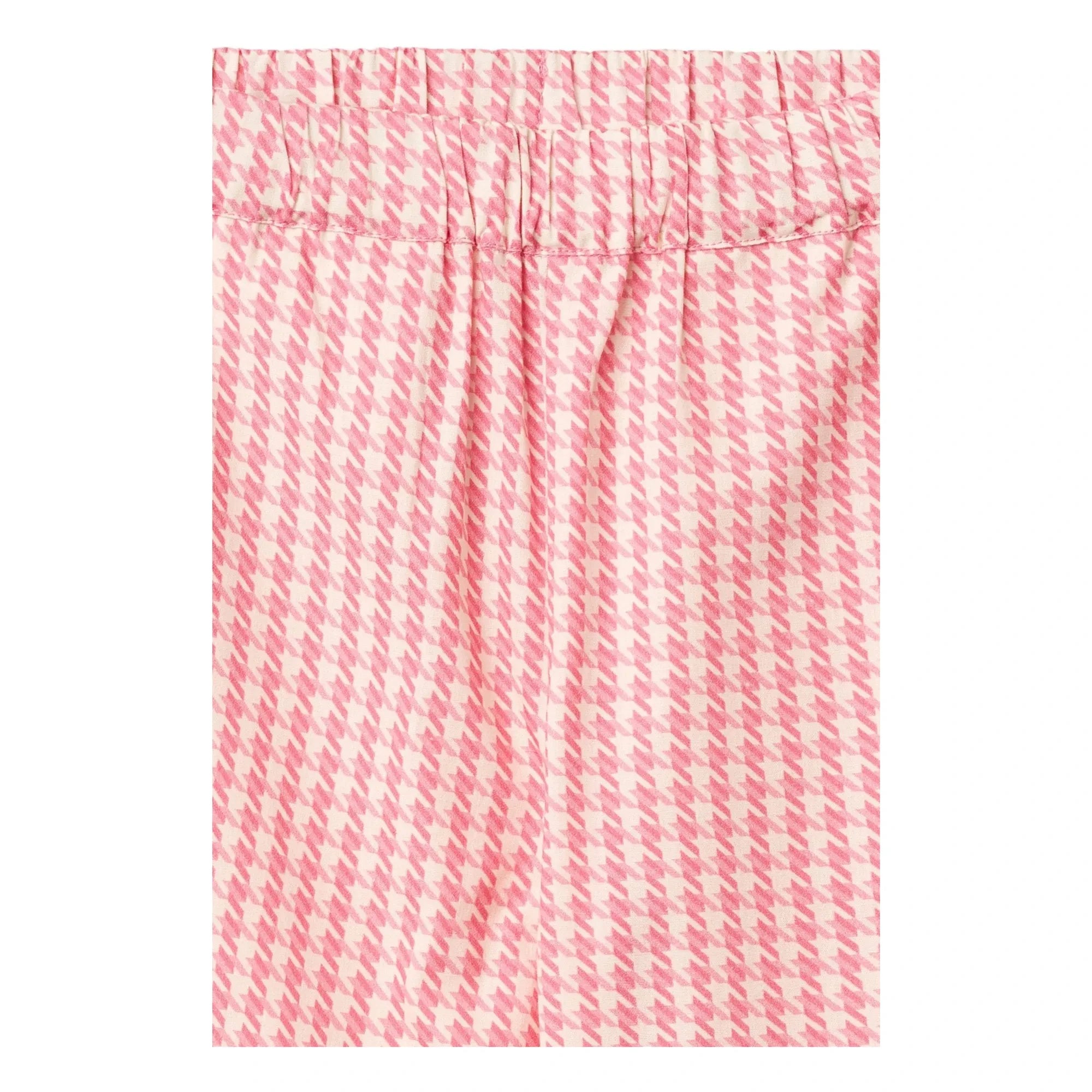 Copenhagen Colors - Pied de Poule Organic Cotton Pants | Pink