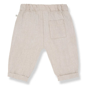 1+ in the Family - Castell Linen Pants | Beige