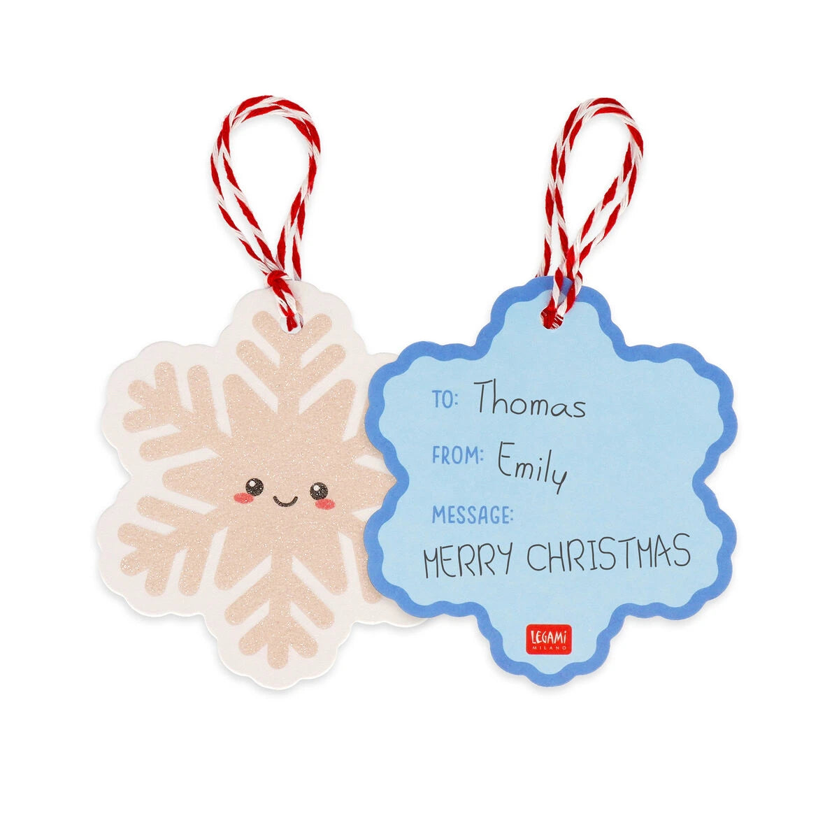 Legami - Set of 10 Christmas Gift Tags